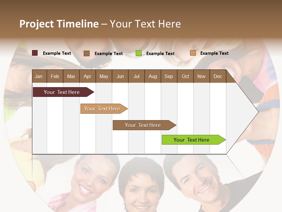People Throng Surprise PowerPoint Template