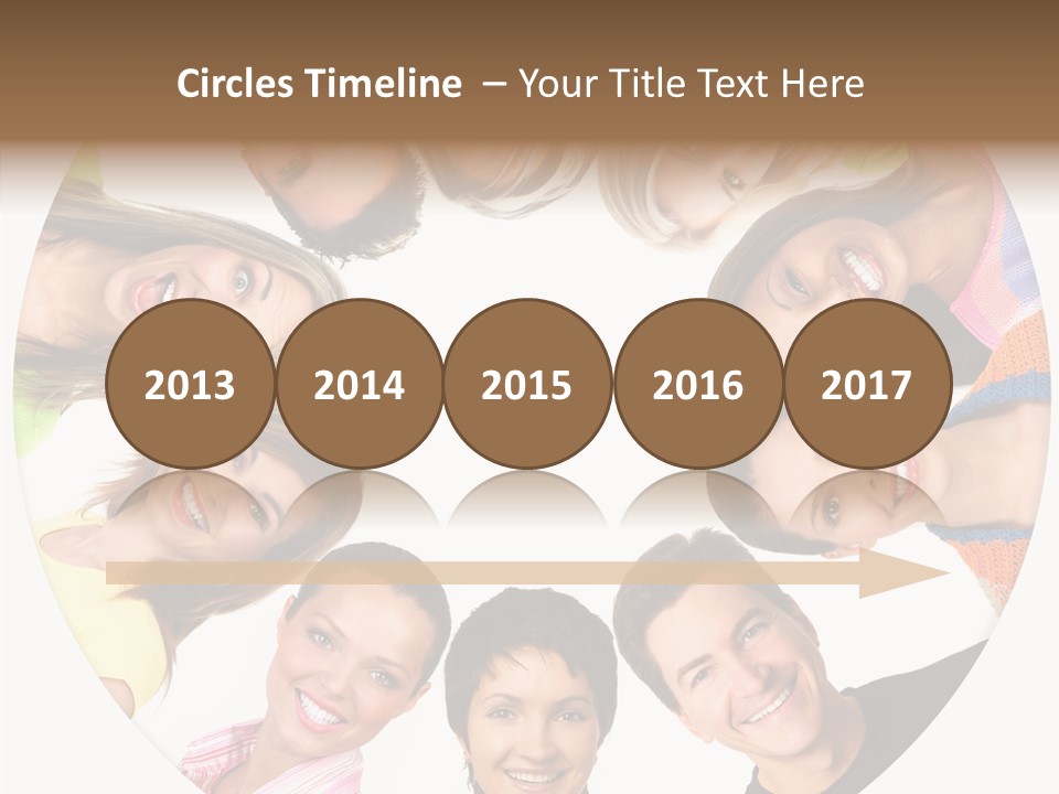 People Throng Surprise PowerPoint Template