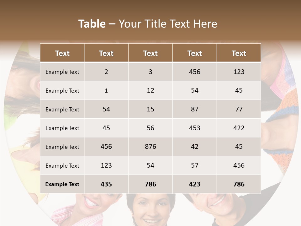 People Throng Surprise PowerPoint Template