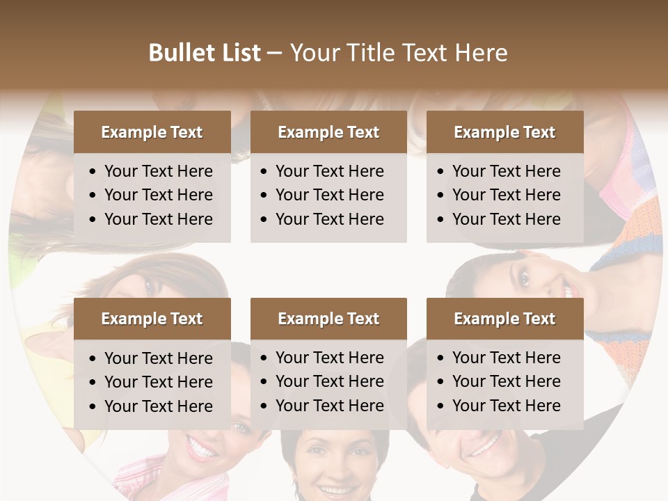 People Throng Surprise PowerPoint Template