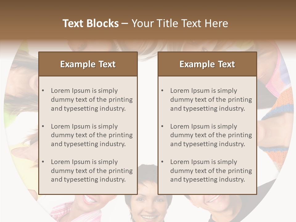 People Throng Surprise PowerPoint Template