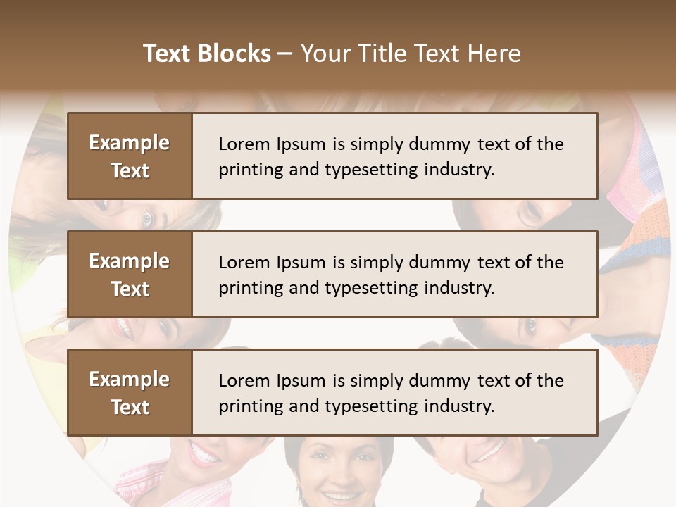 People Throng Surprise PowerPoint Template