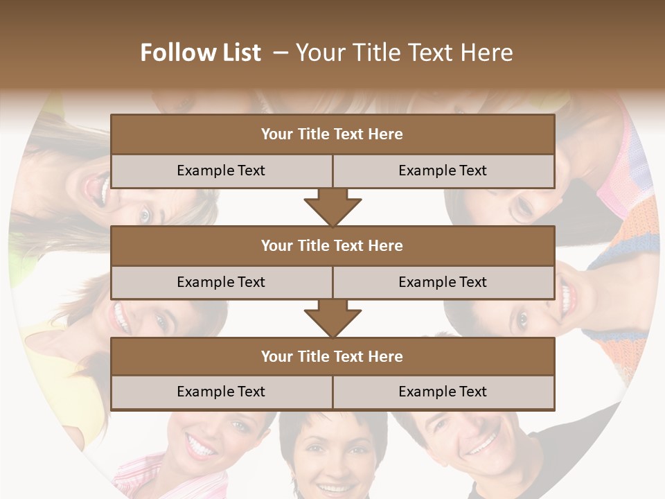 People Throng Surprise PowerPoint Template
