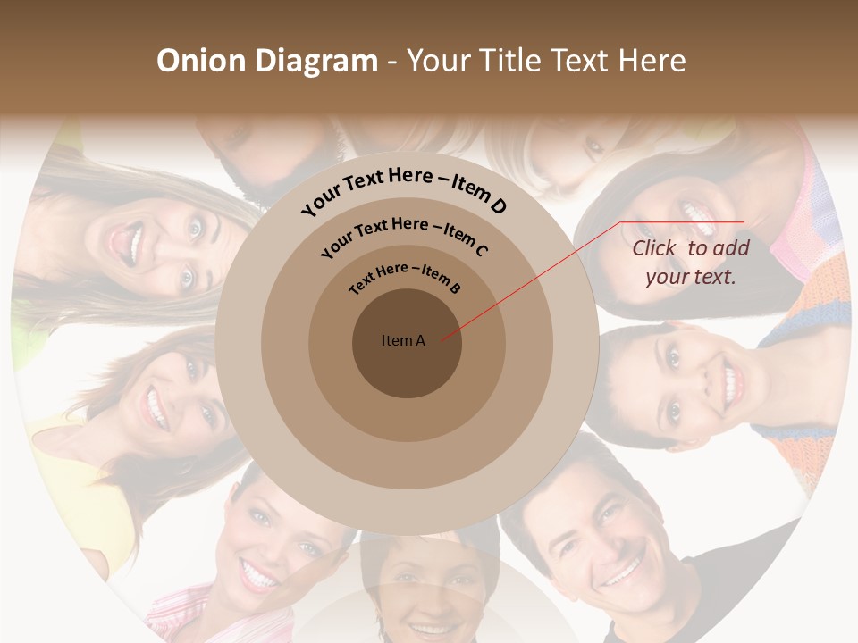 People Throng Surprise PowerPoint Template