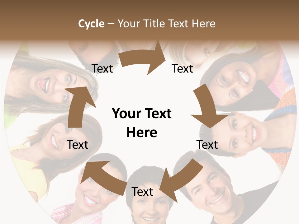 People Throng Surprise PowerPoint Template