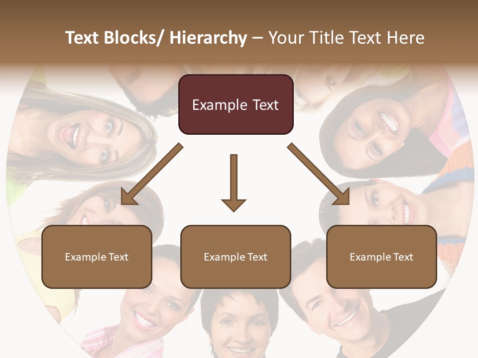 People Throng Surprise PowerPoint Template