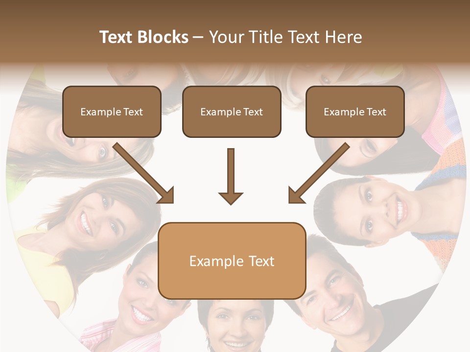 People Throng Surprise PowerPoint Template