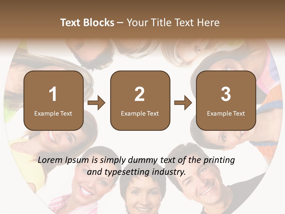 People Throng Surprise PowerPoint Template