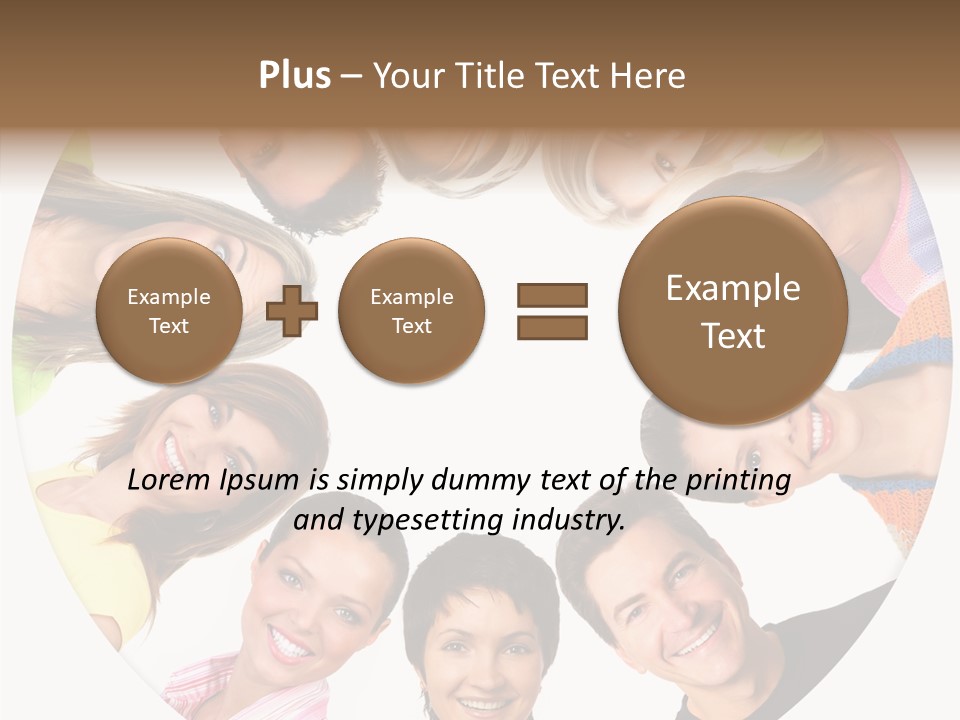 People Throng Surprise PowerPoint Template