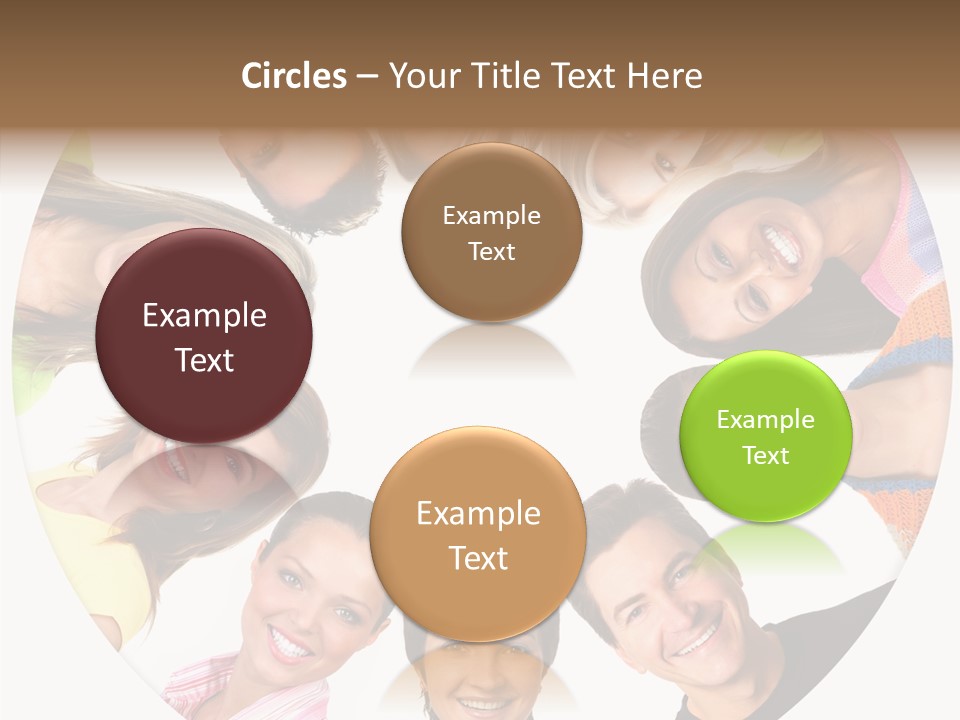 People Throng Surprise PowerPoint Template