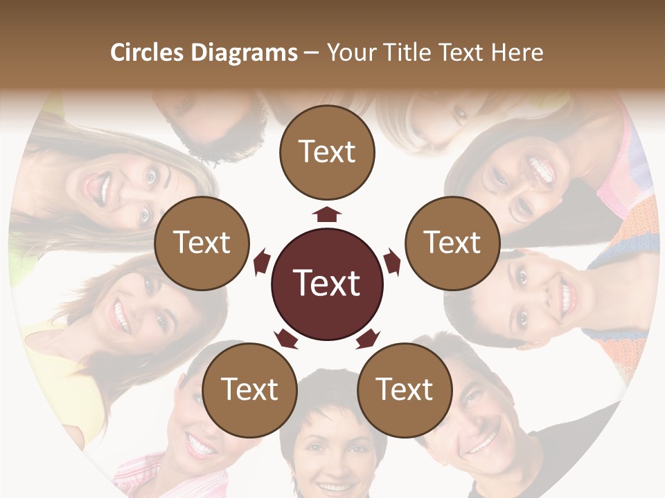 People Throng Surprise PowerPoint Template