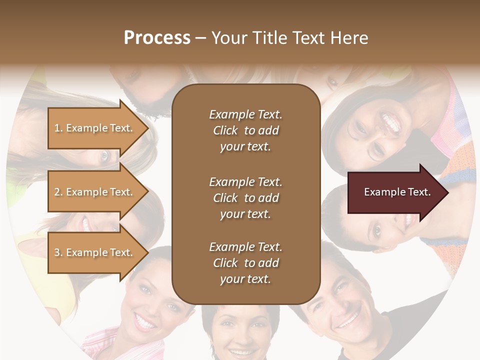 People Throng Surprise PowerPoint Template