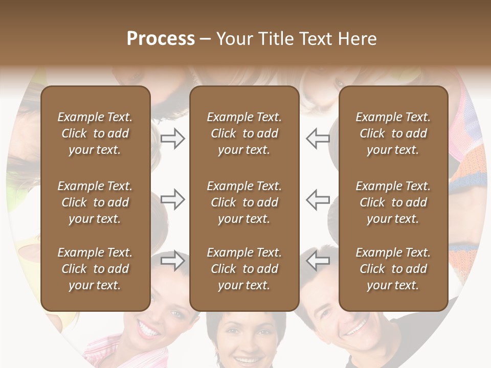 People Throng Surprise PowerPoint Template