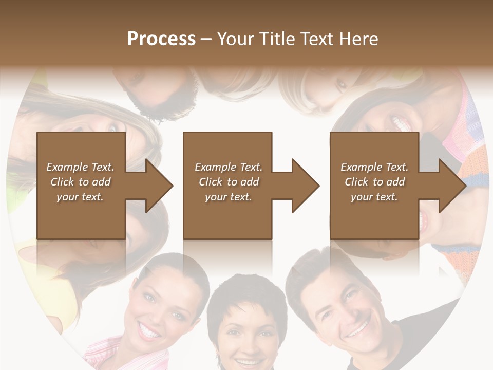 People Throng Surprise PowerPoint Template