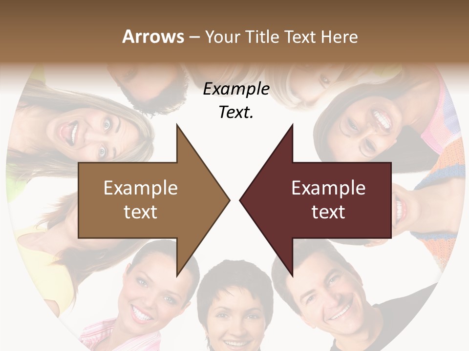 People Throng Surprise PowerPoint Template