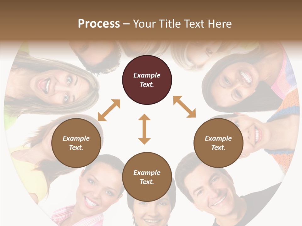 People Throng Surprise PowerPoint Template