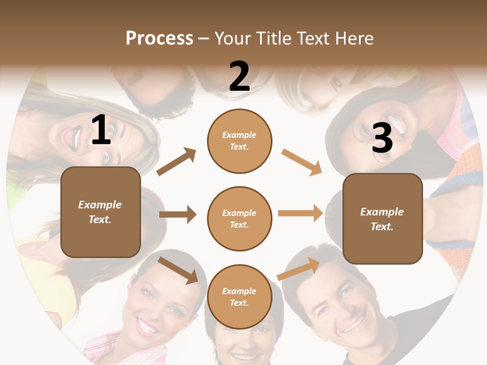 People Throng Surprise PowerPoint Template