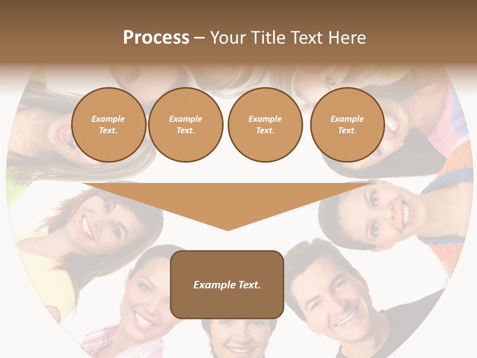 People Throng Surprise PowerPoint Template