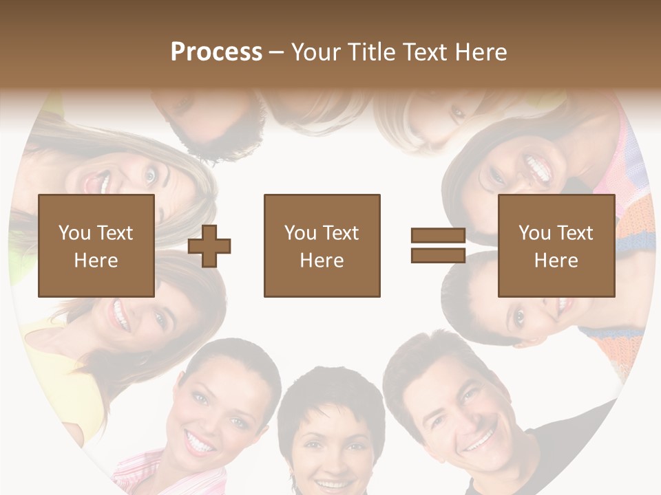People Throng Surprise PowerPoint Template