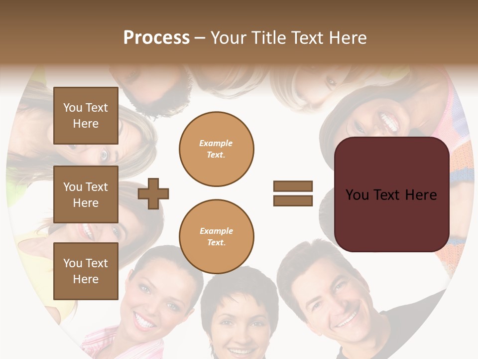 People Throng Surprise PowerPoint Template