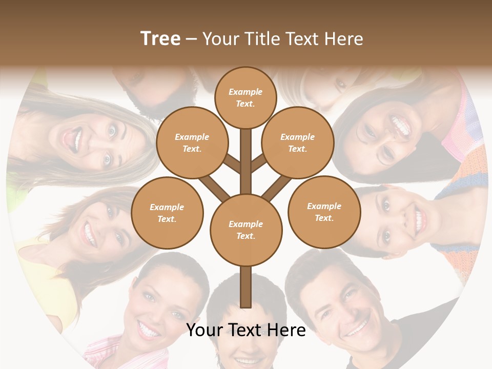 People Throng Surprise PowerPoint Template