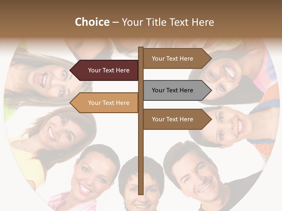 People Throng Surprise PowerPoint Template