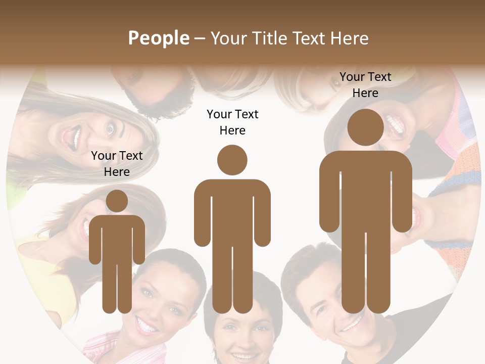 People Throng Surprise PowerPoint Template