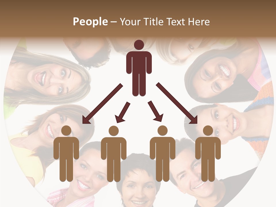People Throng Surprise PowerPoint Template