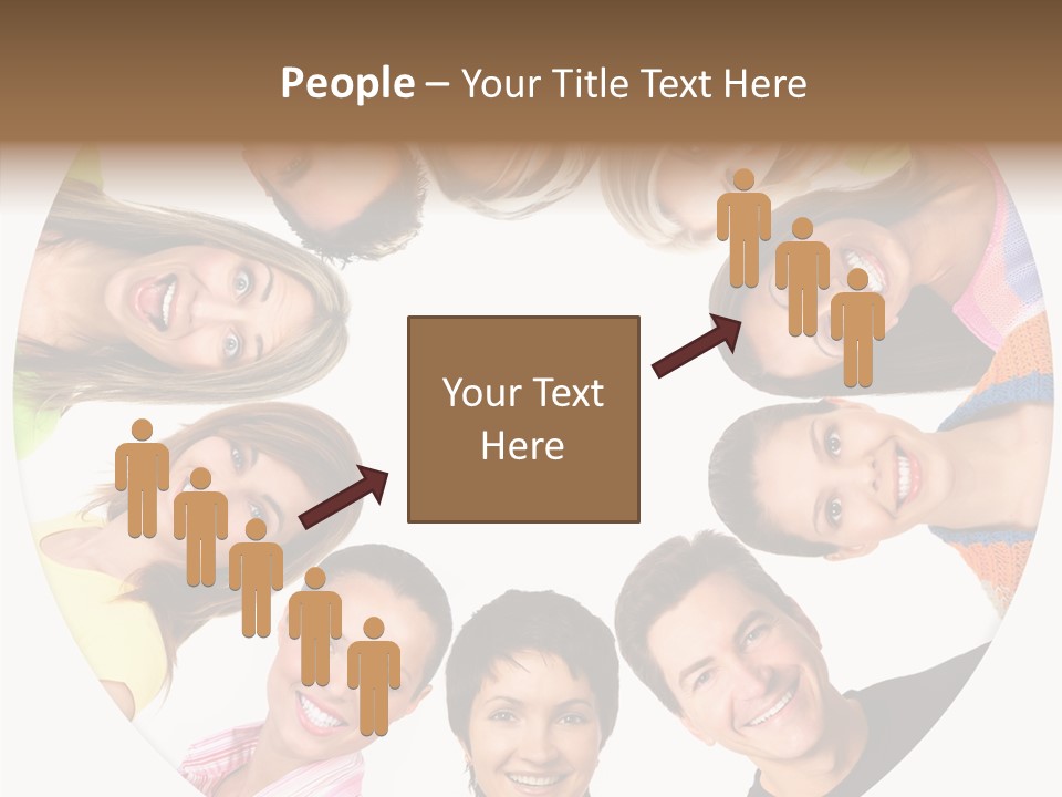People Throng Surprise PowerPoint Template