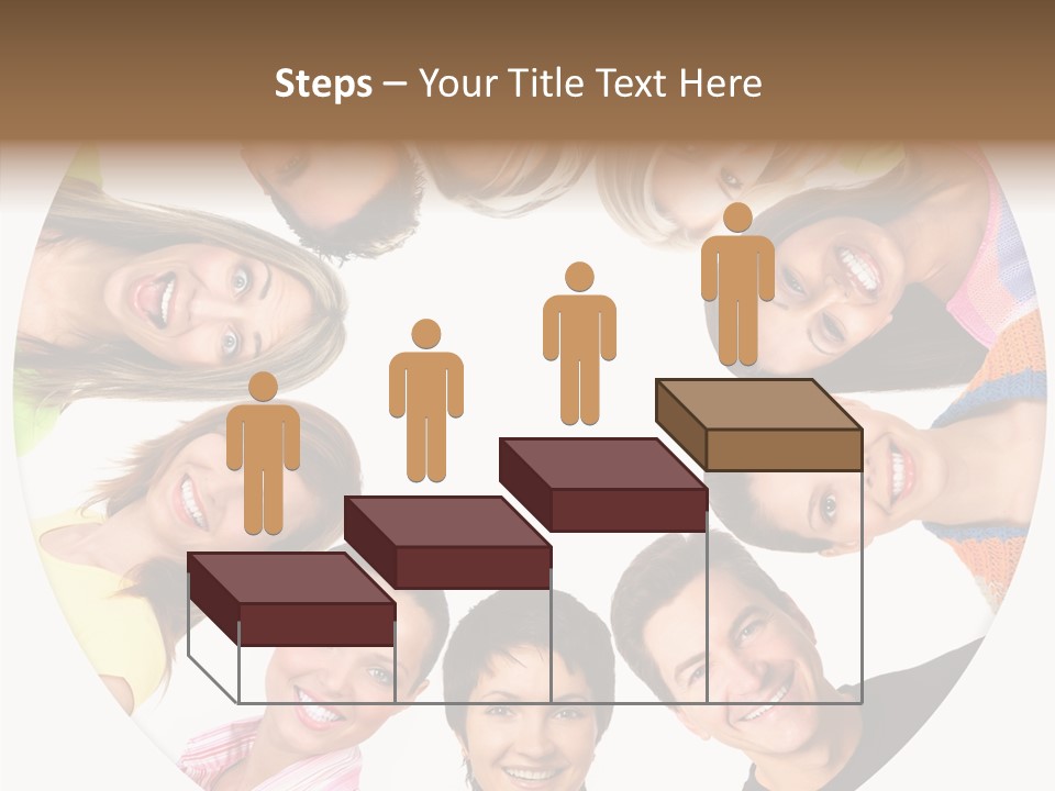 People Throng Surprise PowerPoint Template