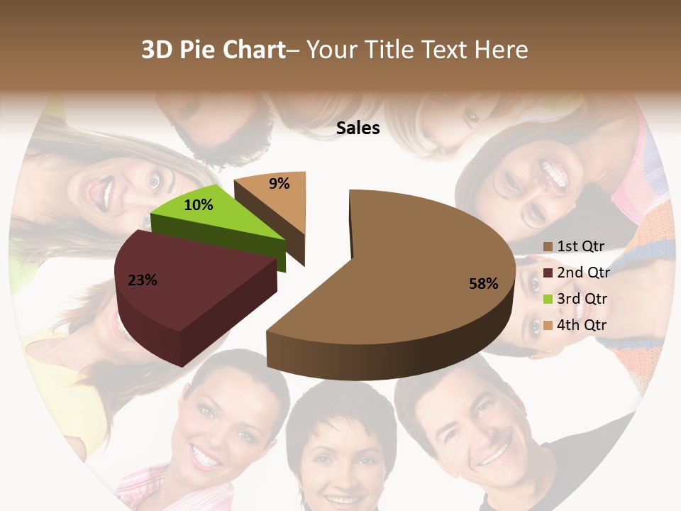 People Throng Surprise PowerPoint Template