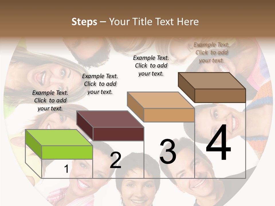 People Throng Surprise PowerPoint Template