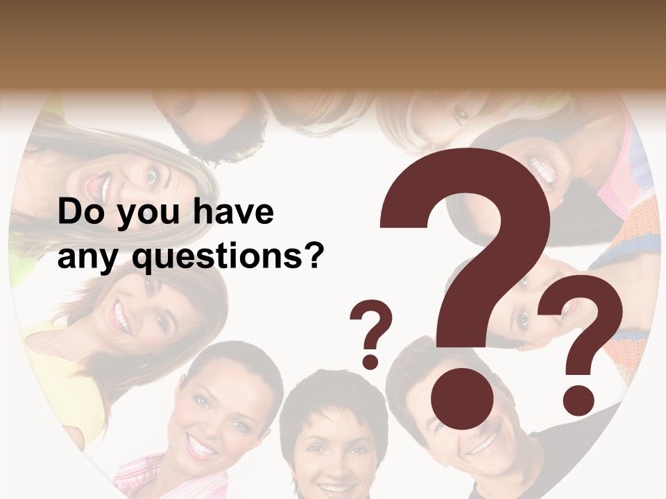 People Throng Surprise PowerPoint Template