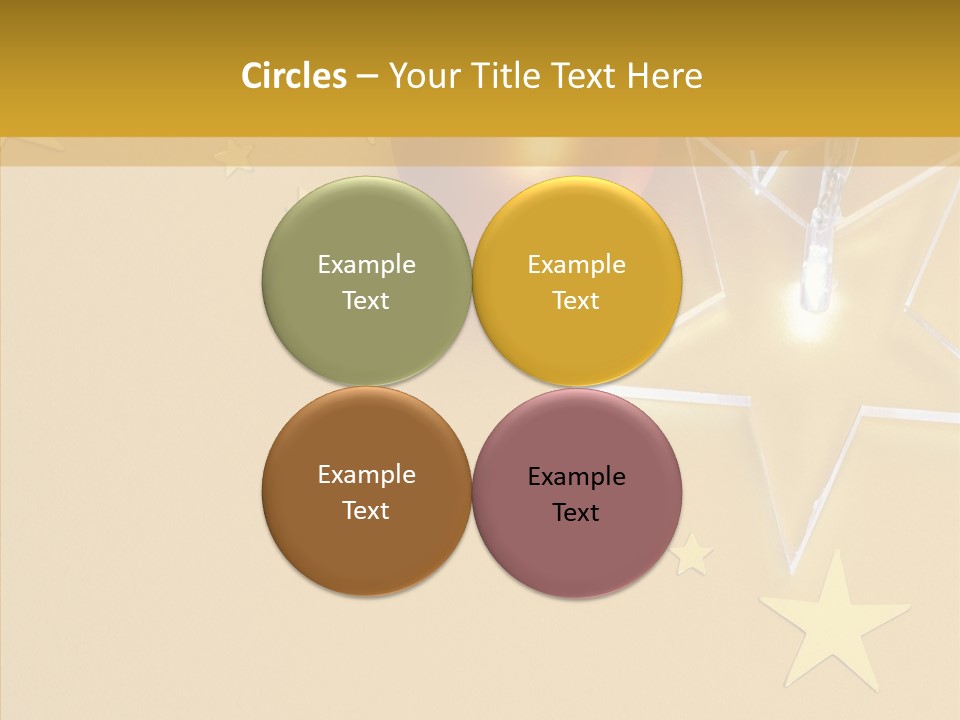 Background Lights Holiday PowerPoint Template