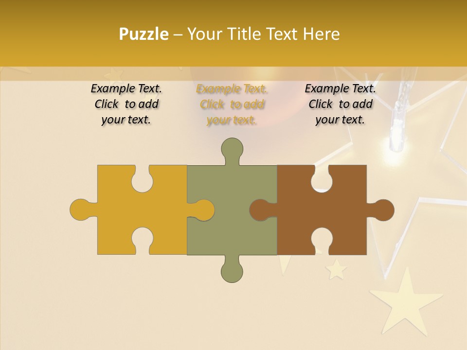 Background Lights Holiday PowerPoint Template