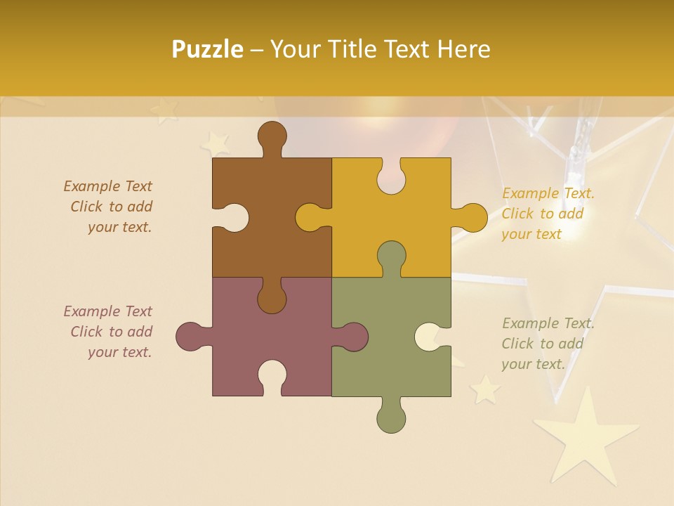 Background Lights Holiday PowerPoint Template