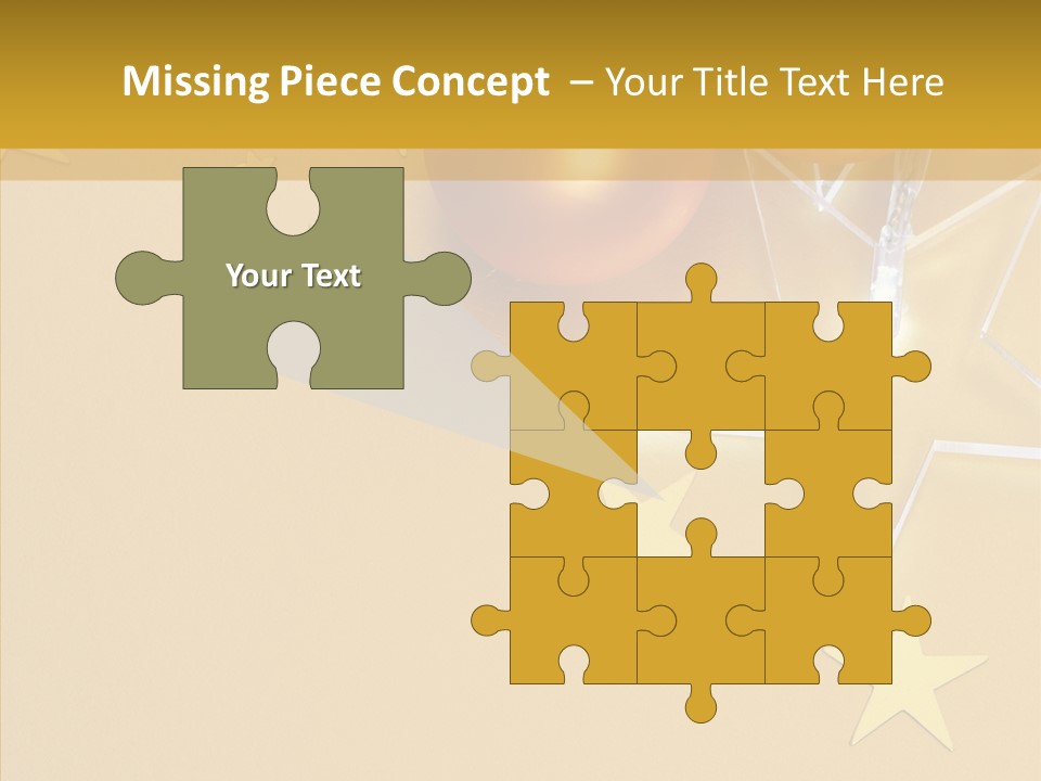 Background Lights Holiday PowerPoint Template