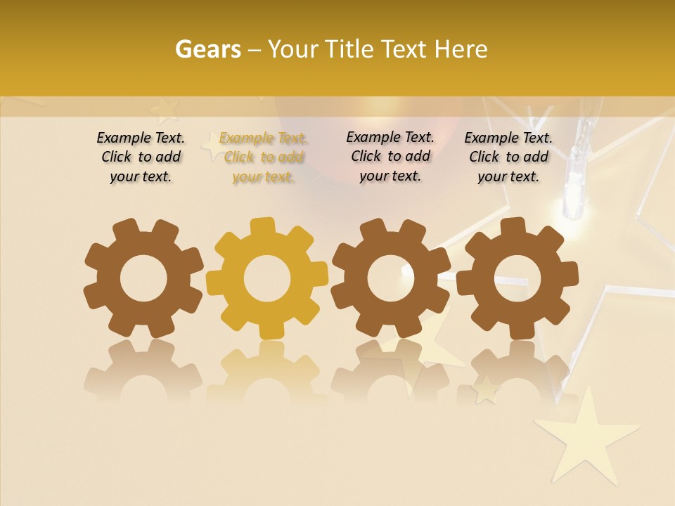 Background Lights Holiday PowerPoint Template