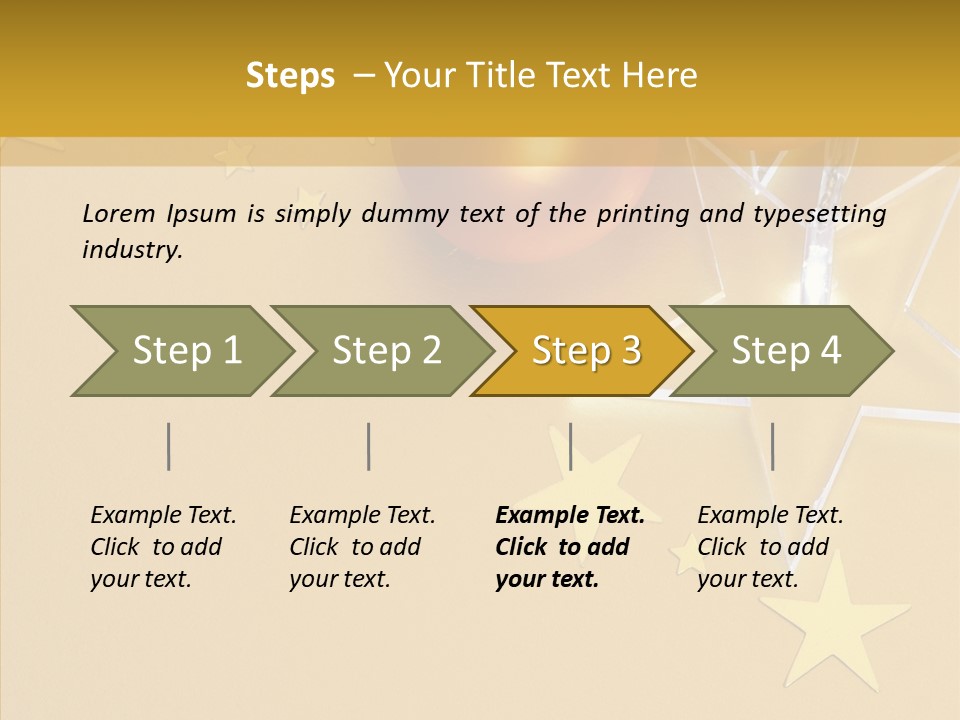 Background Lights Holiday PowerPoint Template