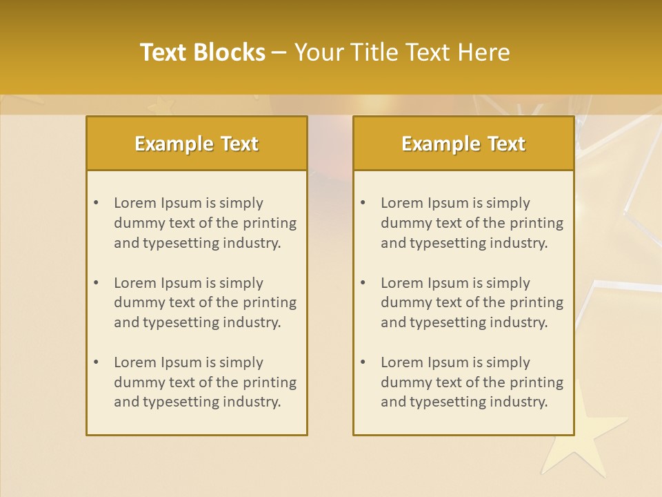 Background Lights Holiday PowerPoint Template