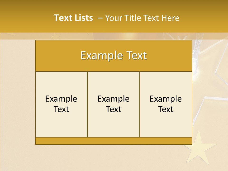Background Lights Holiday PowerPoint Template