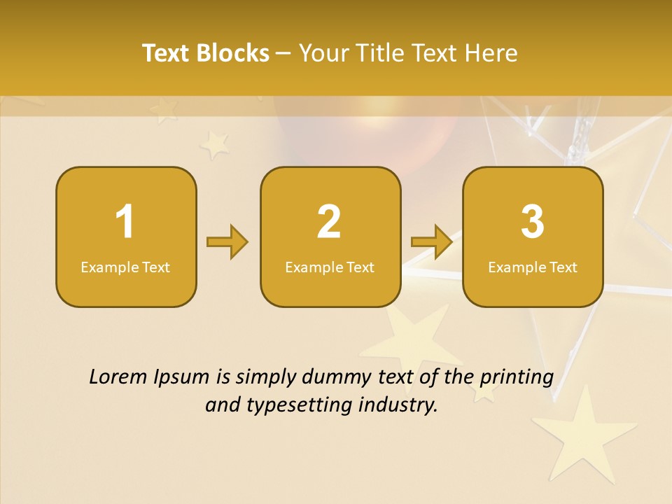 Background Lights Holiday PowerPoint Template