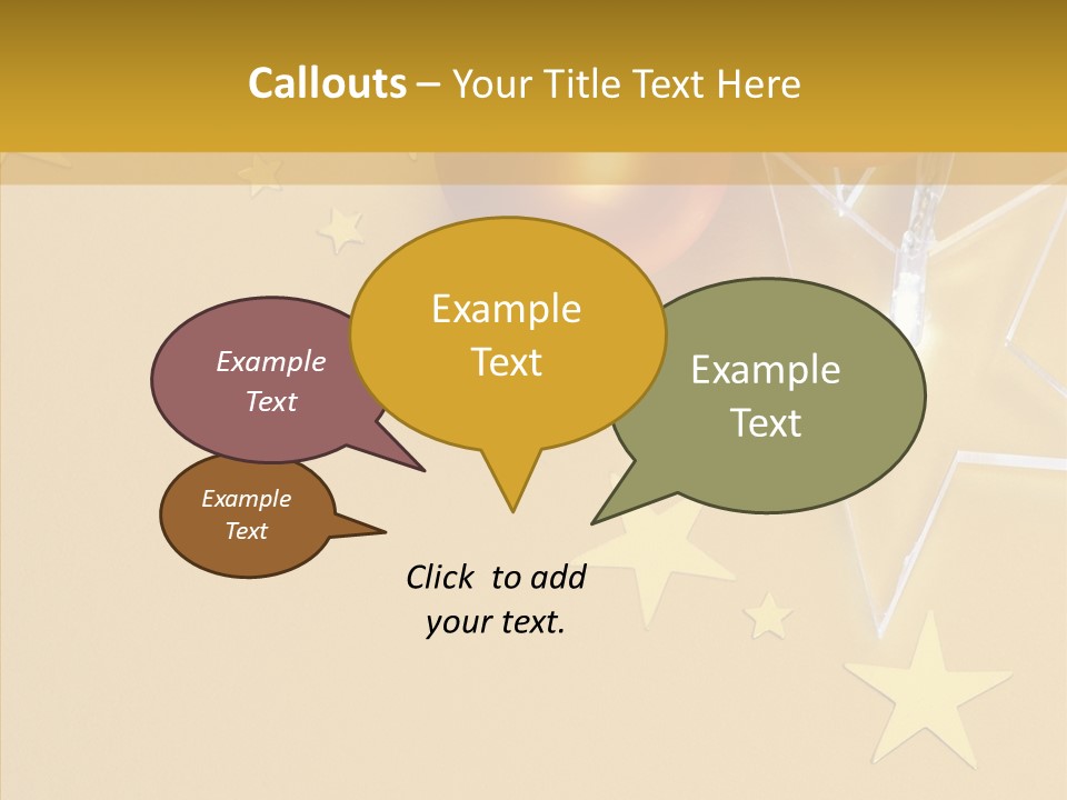 Background Lights Holiday PowerPoint Template