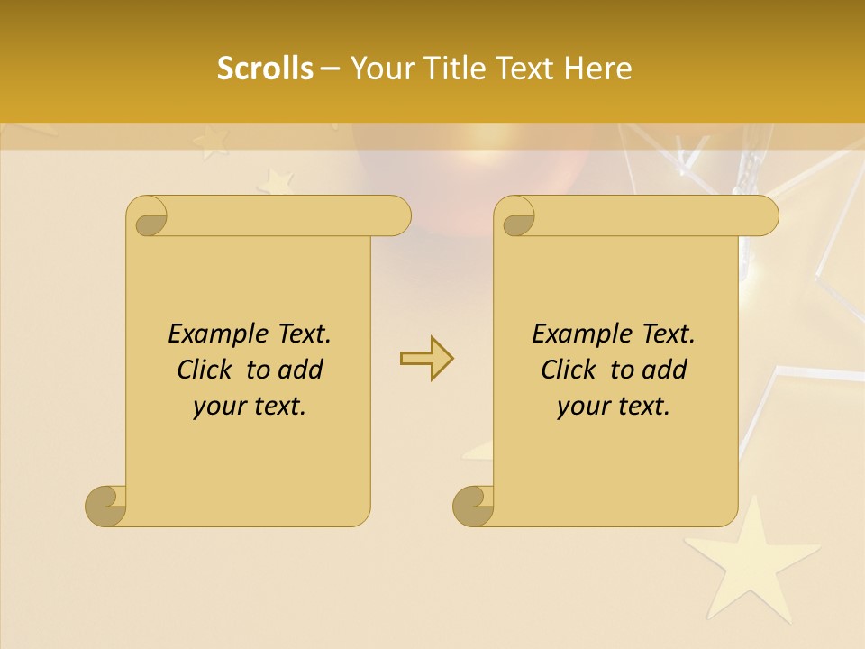 Background Lights Holiday PowerPoint Template
