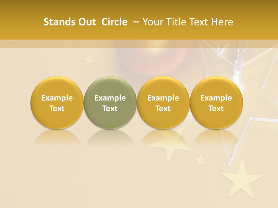 Background Lights Holiday PowerPoint Template