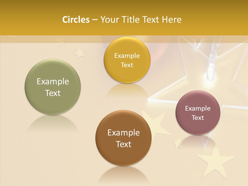 Background Lights Holiday PowerPoint Template