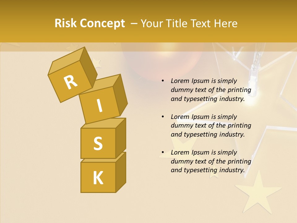 Background Lights Holiday PowerPoint Template