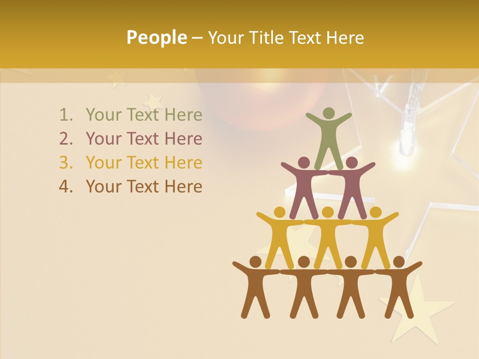 Background Lights Holiday PowerPoint Template