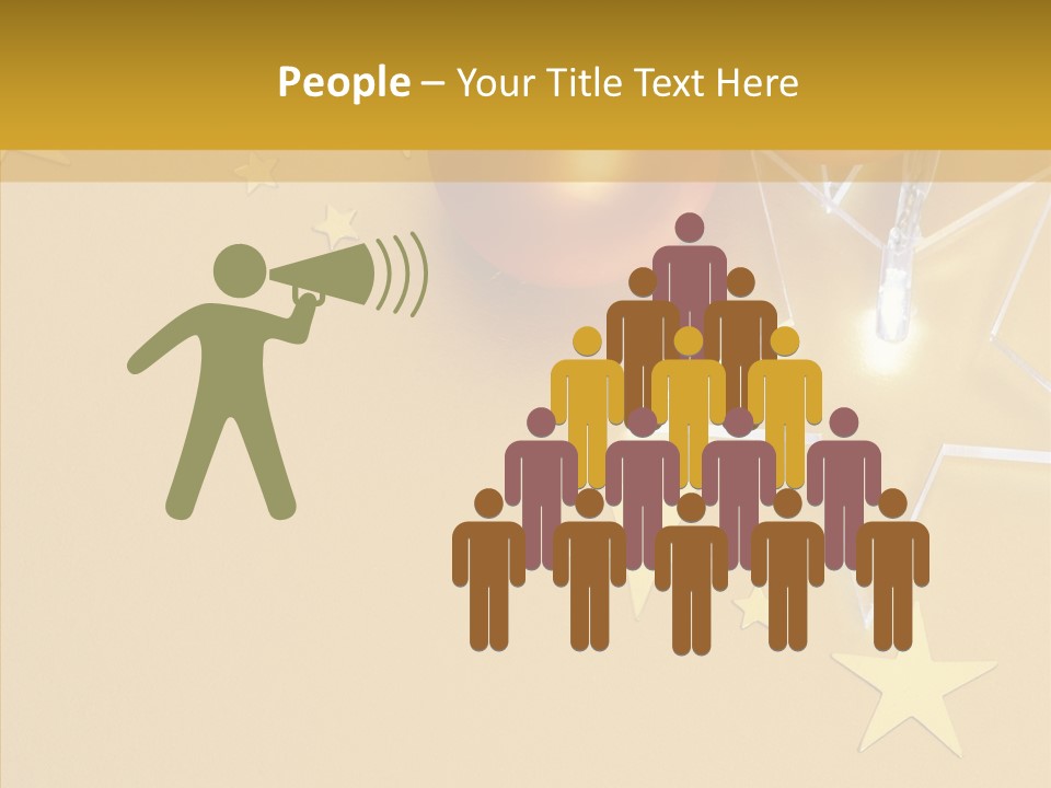 Background Lights Holiday PowerPoint Template