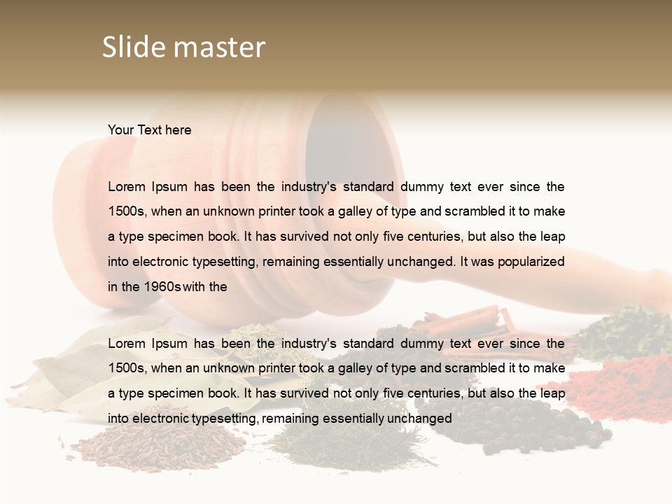 Aroma Biber Aromatic PowerPoint Template